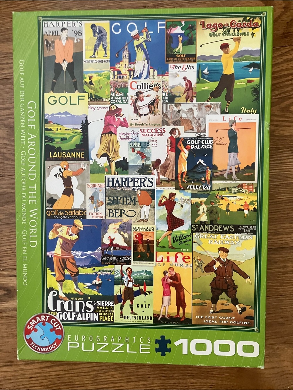 Eurographics Golf Around the World 1000-Piece Jigsaw Puzzle - Green